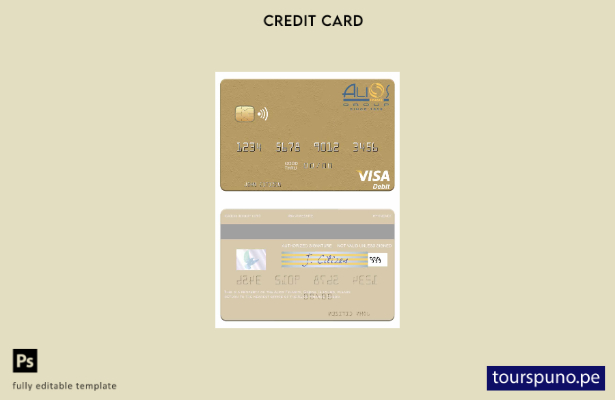 lista para imprimir plantilla de tarjeta de débito visa Gabón Alios Francia